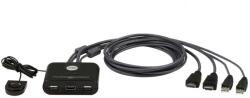 ATEN CS22HF 2 portos USB FHD HDMI kábeles KVM switch (CS22HF)