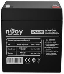 nJoy 12V/4, 5Ah szünetmentes akkumulátor 1db/csomag