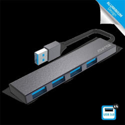 ADVANCE USB Hub - XPAND SMART (USB-A to 4x USB-A3.0, szürke) - tobuy