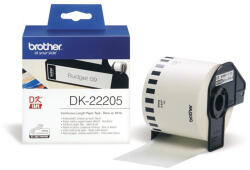 Brother DK-22205 folytonos szalagcímke 62mm x 30, 48m öntapadós White