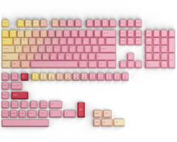 GLORIOUS GPBT Keycaps - Pink Grapefruit - Forge (US Layout) (GLO-KC-GPBT-PG-FORGE)