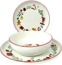Tognana Carol Edge porcelán étkészlet 12 db (Mézi) (155548)