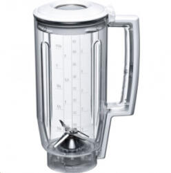 Bosch MUZ5MX1 műanyag turmixkehely MUM5-höz, 1, 25 l, jégaprításra is alkalmas (MUZ5MX1)