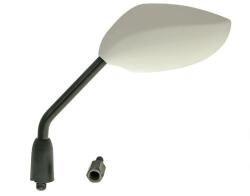 Vparts Tükör Sport bal oldalsó M8 / M10 menetes (adapter) ovális fehér Vparts Kormány és tartozékai Tükör Tükrök (tuning)