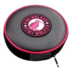 KIWI WALKER Hordozható dupla tál Kiwi Walker SLOWFEEDER 2 x 350 ml rózsaszín