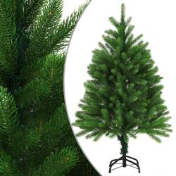 vidaXL Brad cu LED&globuri 120 cm verde (3077639)