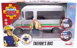 Simba Toys Sam, A Tűzoltó: Trevor És A Busz Játékszett