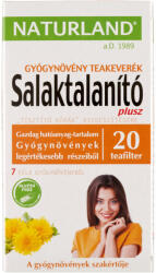 Naturland salaktalanító plusz gyógynövény teakeverék 20 filter 35 g