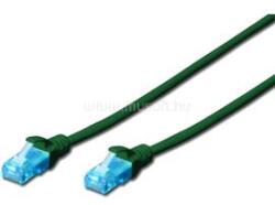 ASSMANN CAT5e U/UTP PVC 0, 5m zöld patch kábel (DK-1511-005/G) (DK-1511-005/G)