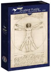 Bluebird Puzzle 1000 db-os Art by puzzle - Leonardo Da Vinci - The Vitruvian Man 1490 (60211) (60211)