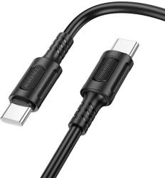 BOROFONE Cablu Date si Incarcare USB-C - USB-C Borofone BX111 Feliz, 60W, 1m, Negru - evomag