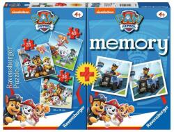 Ravensburger 4 az 1-ben puzzle és memóriajáték (25, 36, 49 db-os) - Mancs őrjárat (20823)