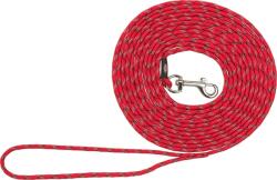 TRIXIE Junior lesa de dresaj pentru catei XXS-XS: 8 m/ 4 mm rosu