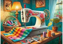 Cherry Pazzi 30875 - My Sewing Corner - 1000 db-os puzzle (30875)