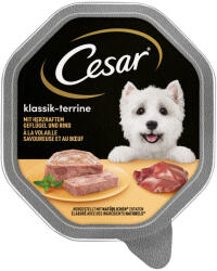 Cesar 28x150g Cesar Klasszikus terrine szárnyas & marha nedves kutyatáp