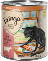 Feringa 24x800g Feringa Selected Recipes Darált hús, sárgarépa & borsó nedves macskatáp