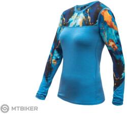 Sensor MERINO IMPRESS női póló, kék (S)