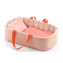 DJECO Mózeskosár halványrózsaszín - Bassinet Pink Lines (DJ07844)