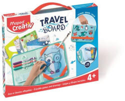 Maped Állati Móka - Mágneses letörölhető kreatív készlet - Maped Travel Board (IMAC969310)