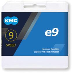 KMC Kerékpár Lánc E9 9 speed e-bike 1/2 x 11/128 136L ezüst