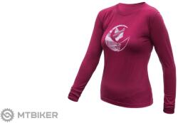 Sensor Merino Active Fox női póló, lilla (S)