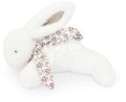 Doudou Iepuraș de pluș Bunny White Doudou et Compagnie alb 25 cm de la 0 luni (DC4142)