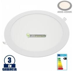 INTI 24W=192W kerek fehér LED mennyezeti lámpa természetes fehér2442