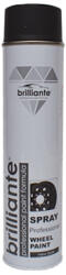 BRILLIANTE Vopsea Spray Pentru Jante Negru Mat 600 Ml Brilliante