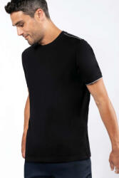 Designed To Work Férfi póló Designed To Work WK3020 Rövid Ujjú Daytoday póló -2XL, Black/Red