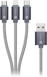 CONNECT IT Wirez 3in1, 1, 2 m, ezüst (CI-1229)