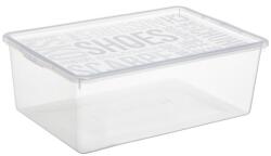NHG IRIS Basic Shoebox 9, 5 literes tárolódoboz tetővel 19820800 (19820800) - officedepot