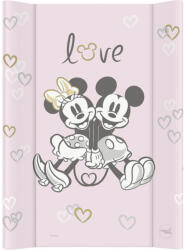 CEBA COMFORT pelenkázó alátét tömör deszkával (50x70) Disney Minnie & Mickey Pink