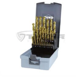 RUKO 250215TRO Csigafúró készlet 25 részes, HSS-G TiN 1, 0-13, 0mm (0, 5mm) (250215TRO)