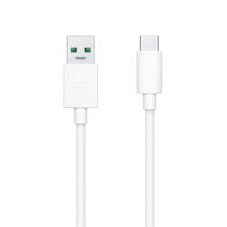 REALME DL129 cablu de date (USB - Type-C, încărcător rapid, 100cm) WHITE (DL129)