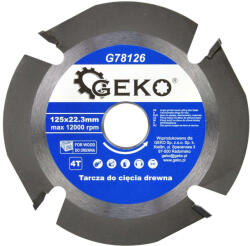 GEKO Favágó Társca - 125x22, 23 mm (G78126)