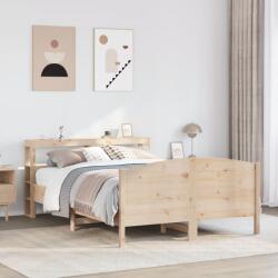 vidaXL tömör fenyőfa ágykeret ágy matrac nélkül 120 x 200 cm (3306228)