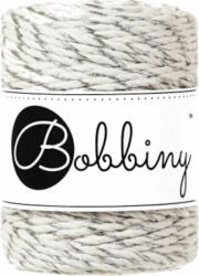 Bobbiny 3PLY Macramé Rope 3 mm 50 m Silver Twist Șnur (TS-E041)