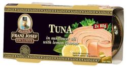 Franz Josef Kaiser Tuniak steak v slnečnicovom oleji s citrónom 2 x 80 g