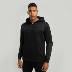 GymBeam Essential Zip Up Hoodie Black pulóver - STRIX XXXL