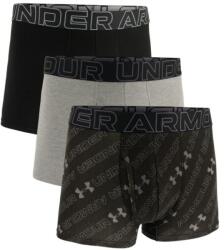 Under Armour M Perf Cotton férfi boxeralsó Nov 3in 3pack Black - Under Armour L