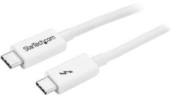 StarTech StarTech. com TBLT3MM2MW Thunderbolt kábel 2 M 20 Gbit/s Fehér (TBLT3MM2MW)