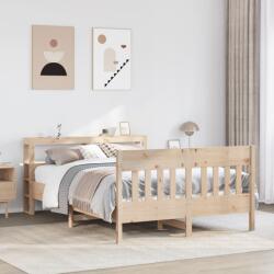 vidaXL tömör fenyőfa ágykeret ágy matrac nélkül 120 x 200 cm (3306267)