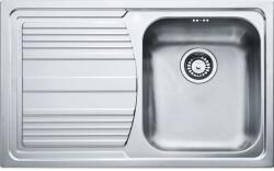 Franke Logica Line acél mosogató 79x50 cm acél 101.0085. 773 (1010085773)