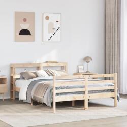 vidaXL tömör fenyőfa ágykeret ágy matrac nélkül 120 x 200 cm (3305824)