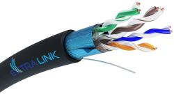 Extralink CAT5E FTP (F/UTP) V2 OUTDOOR TWISTED PAIR 100M hálózati kábel Fekete F/UTP (FTP) (EX.19706)