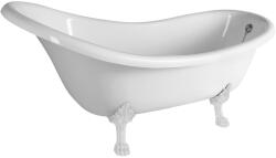 POLYSAN Brixton térben álló kád 174x83 cm ovális fehér 94837 (94837)