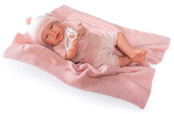 Antonio Juan élethű újszülött DANIELLA baba kis sapkával 52 cm-es (Ref. 81055) (81055)