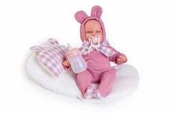 Antonio Juan hangot adó baba párnával és cumisüveggel 34 cm-es (70355)