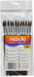 Nebulo Ecset 12-es festett nyéllel 12 db/csomag, (HE-1-12-F) (HE112F)