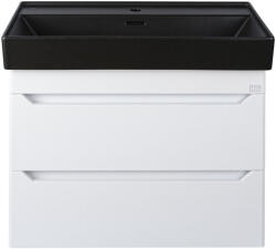  TMP SHARP fali fürdőszobabútor CeraStyle SHARP - FEKETE mosdóval - 60 x 48 cm (400183VB012I02U05)